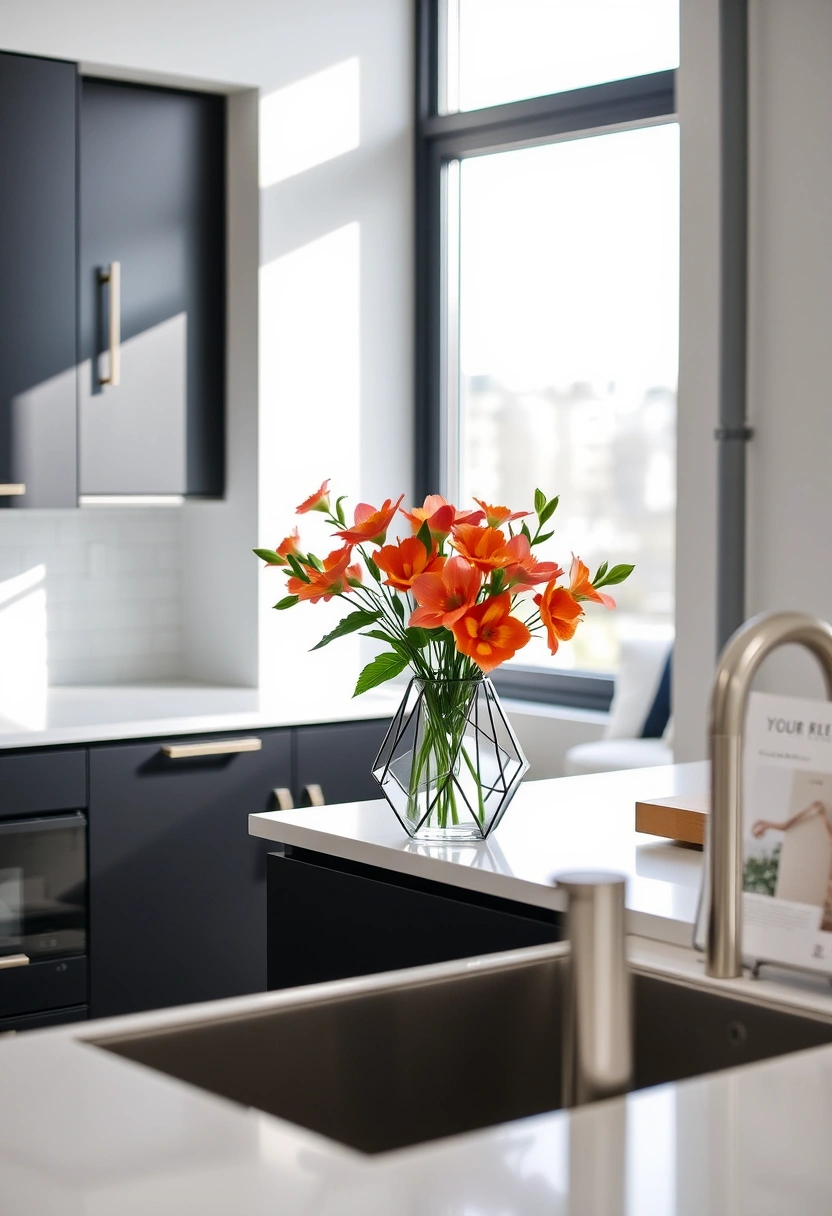 kitchen counter corner decor ideas 2