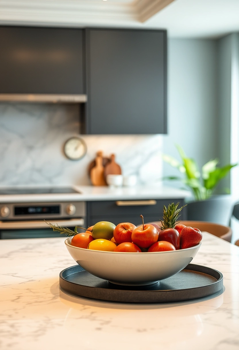 kitchen counter corner decor ideas 7