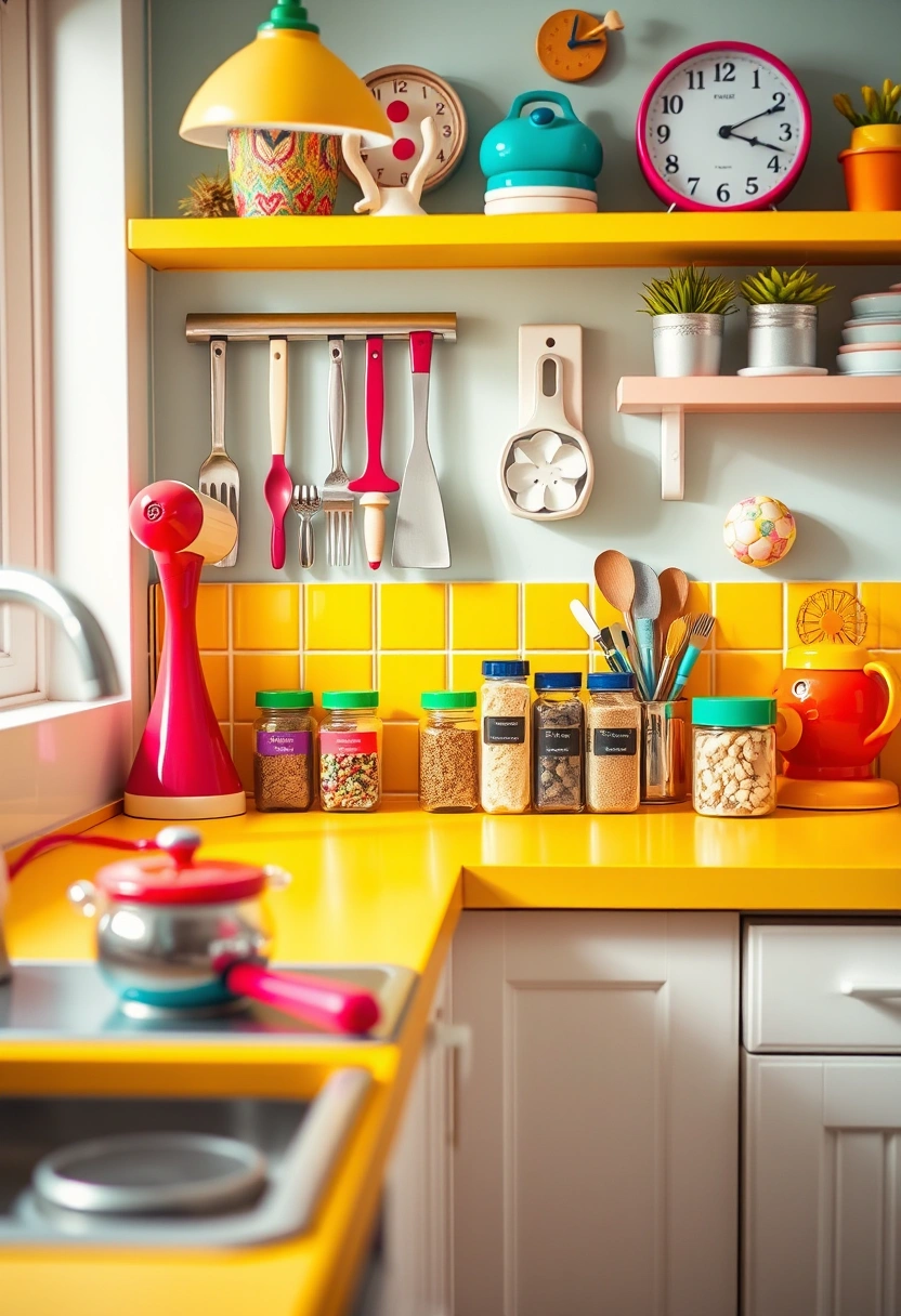 kitchen counter decor ideas 15