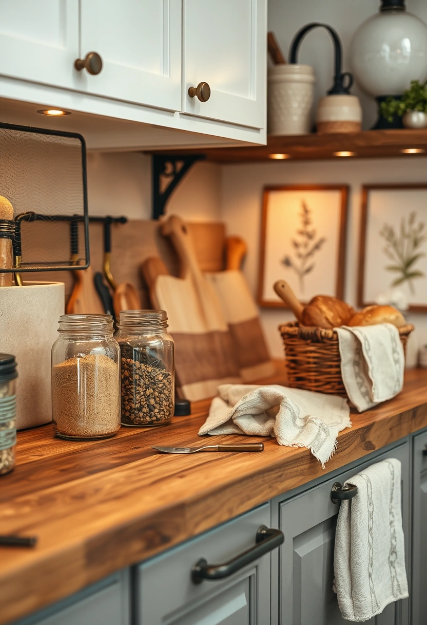 kitchen counter decor ideas 2
