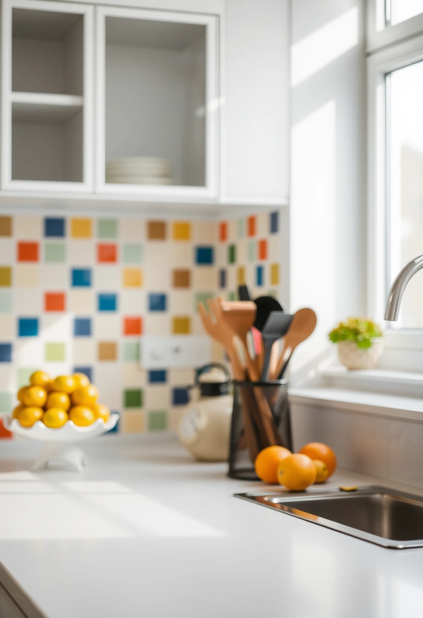 kitchen counter decor ideas modern 10