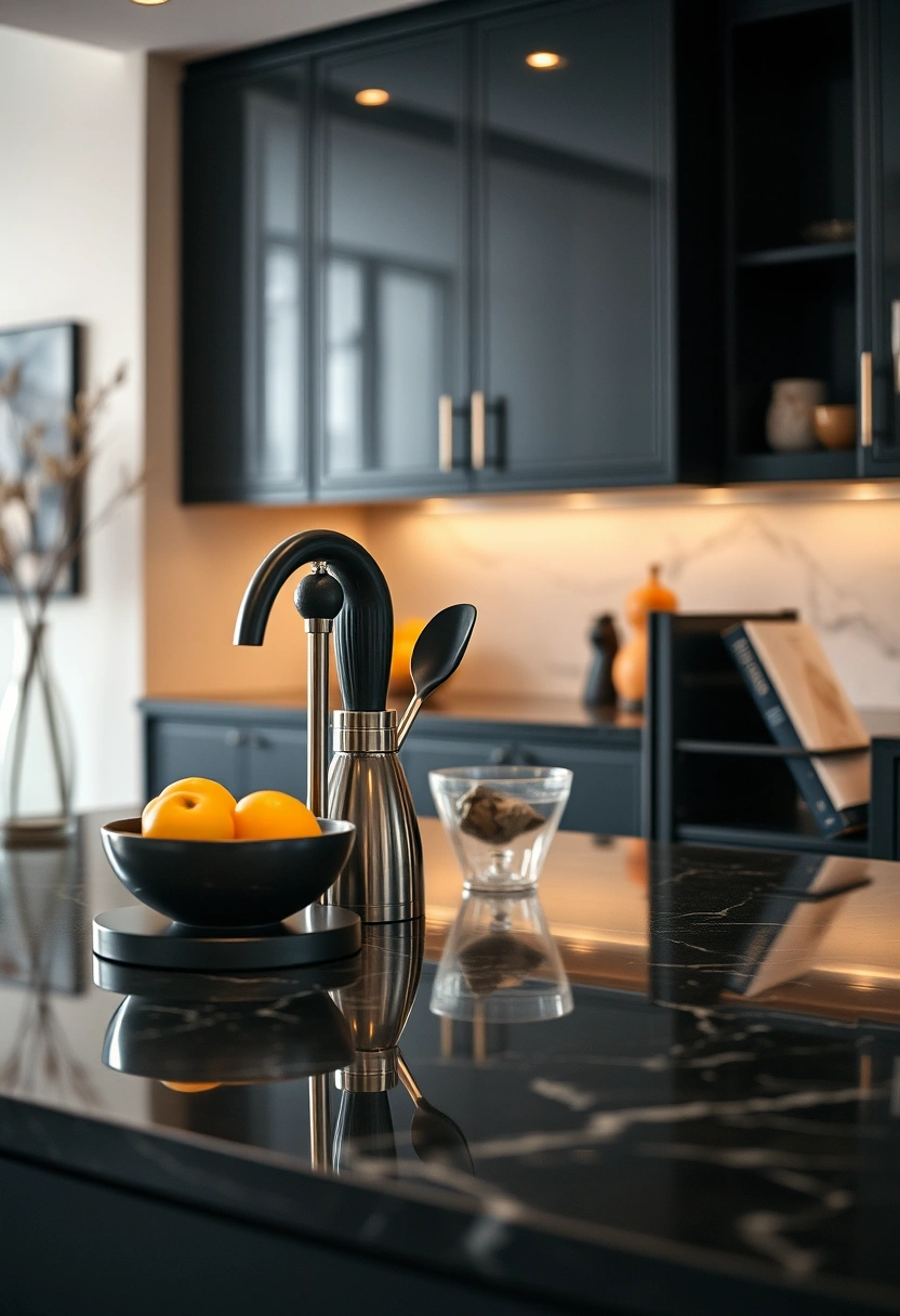 kitchen counter decor ideas modern 12