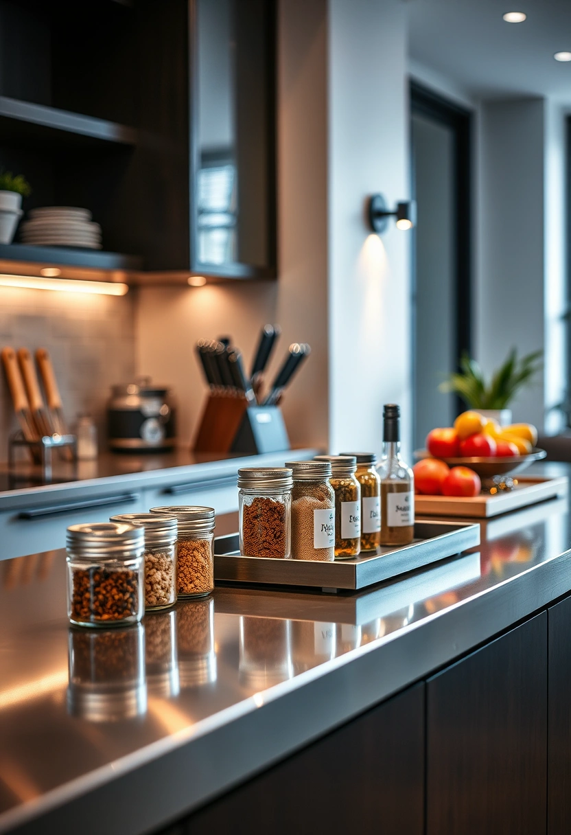 kitchen counter decor ideas modern 20