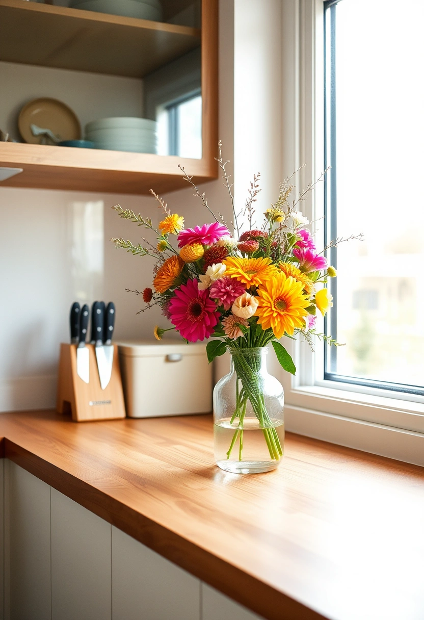 kitchen counter decor ideas modern 4