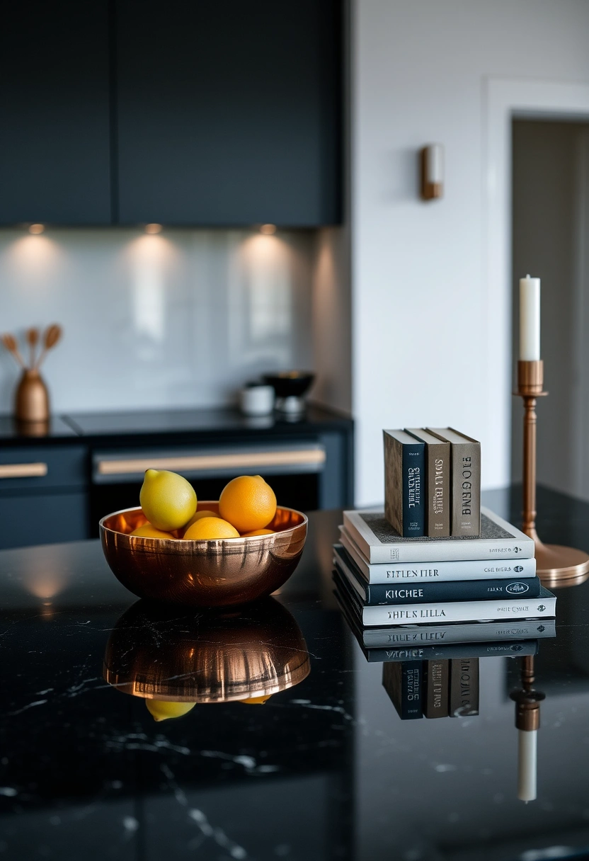 kitchen counter decor ideas modern 5