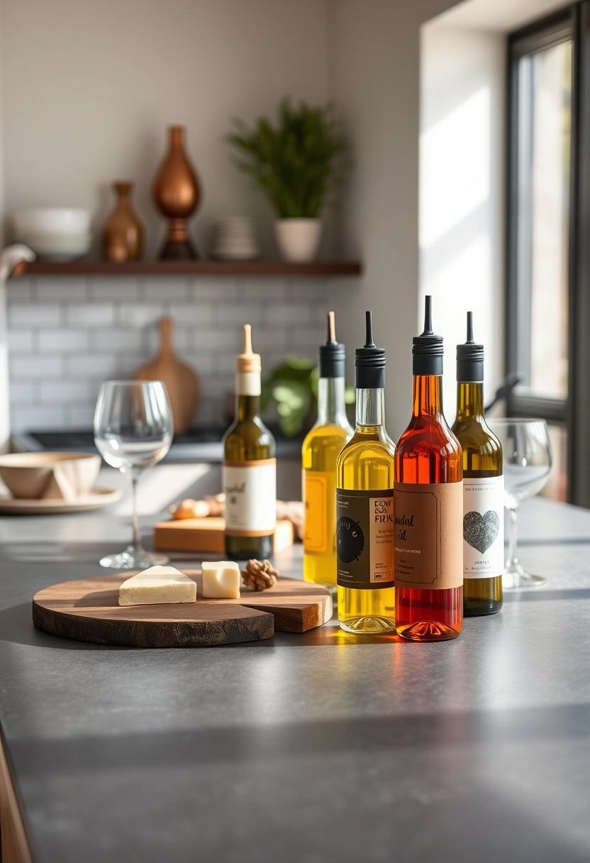 kitchen counter decor ideas modern 9