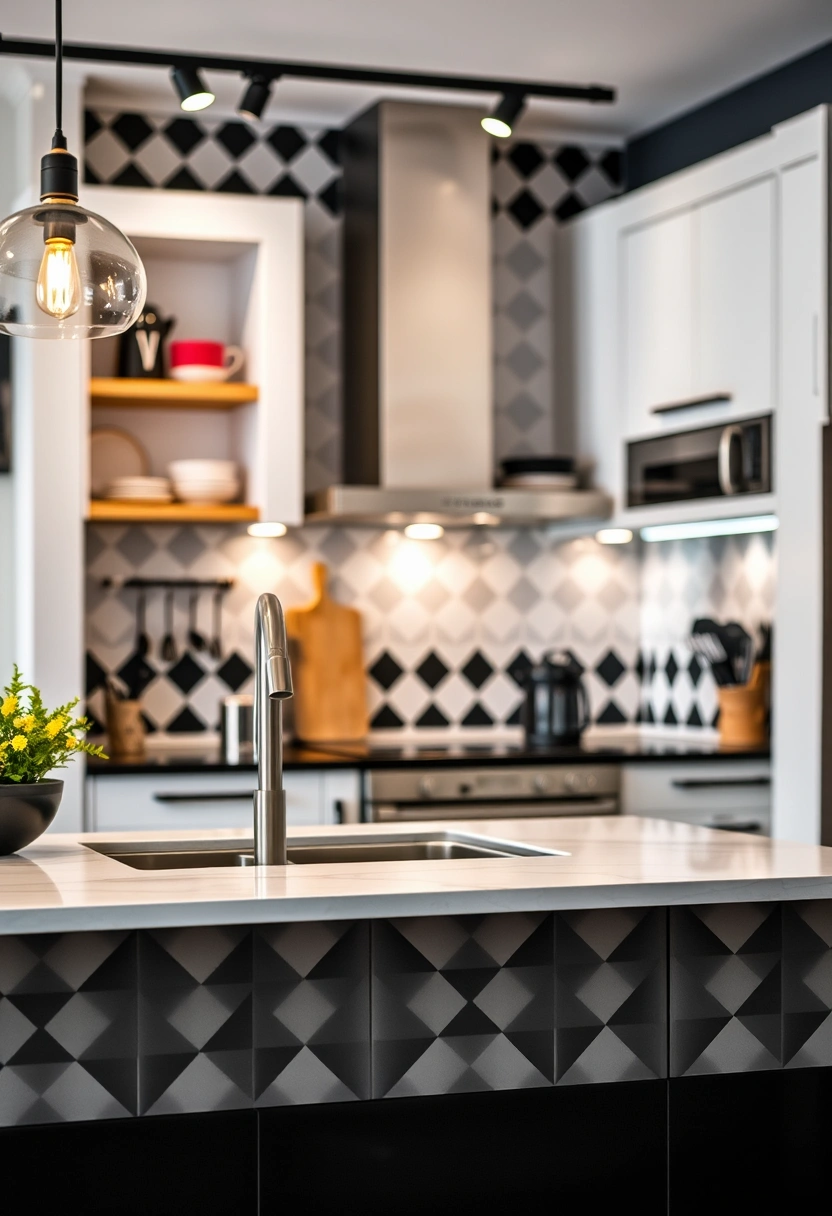 kitchen counter organization ideas 16