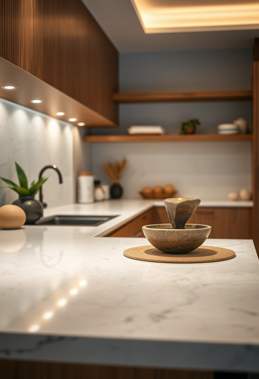 kitchen counter organization ideas 17