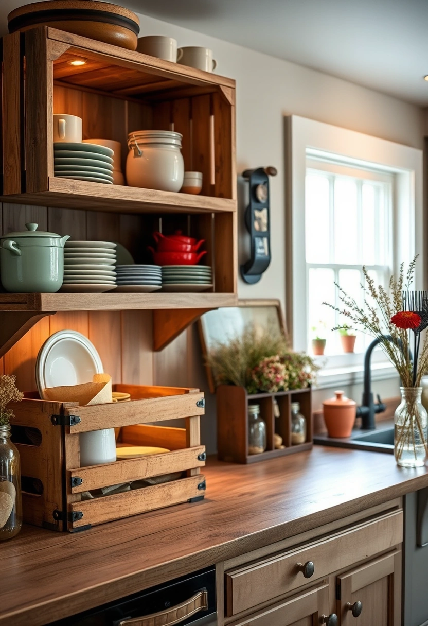 kitchen counter organization ideas 2