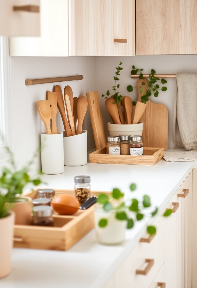 kitchen counter organization ideas 4