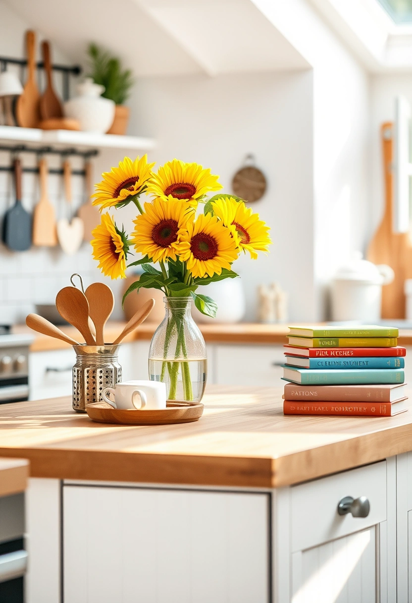kitchen counter top decor ideas 10