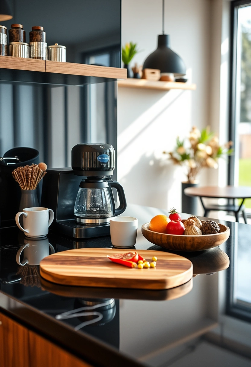 kitchen counter top decor ideas 5