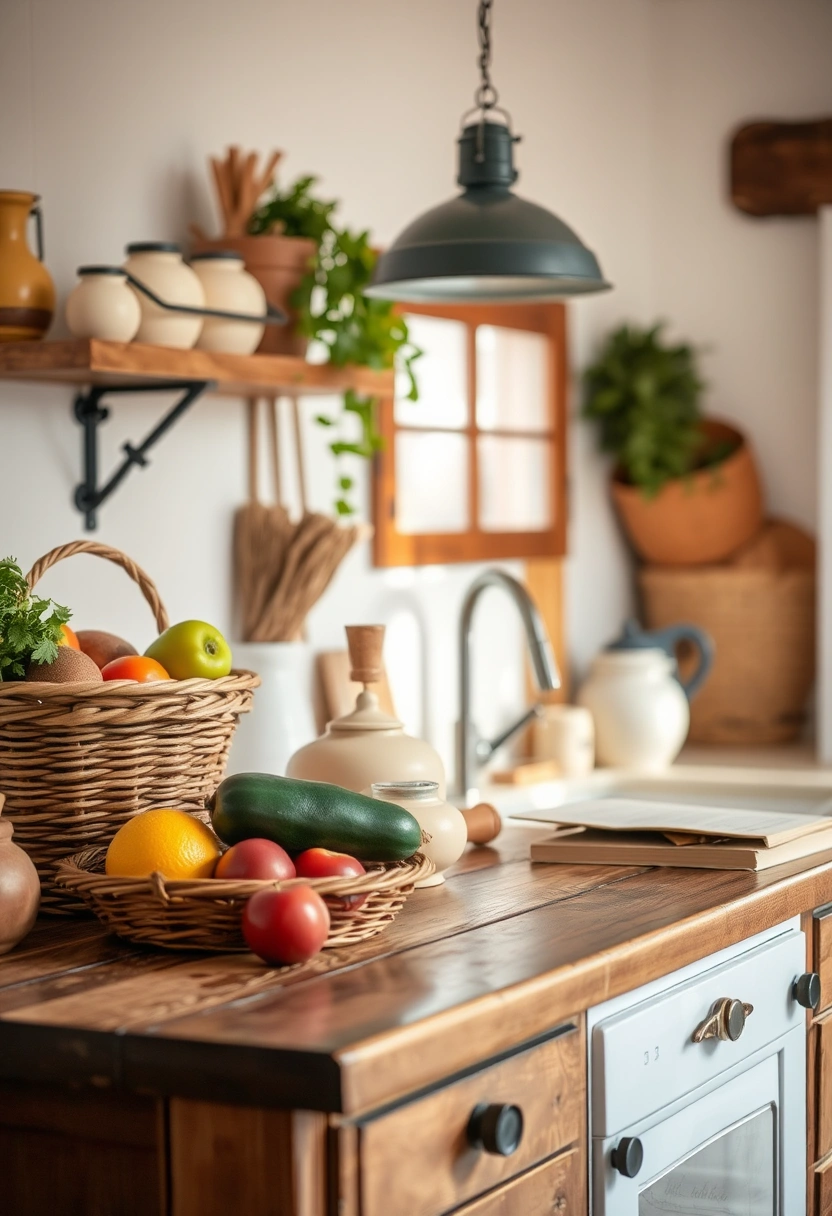 kitchen countertop decor ideas 18