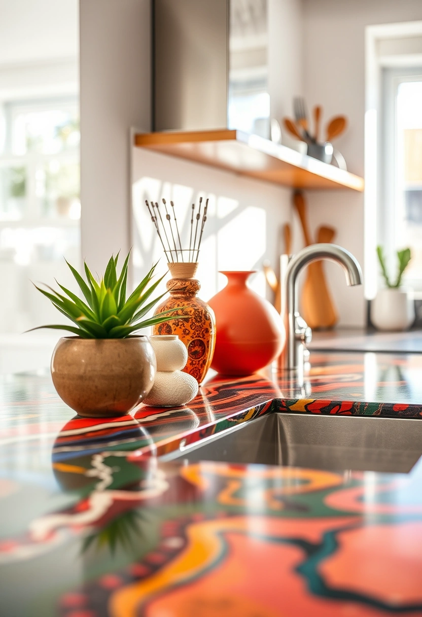 kitchen countertop decor ideas 20