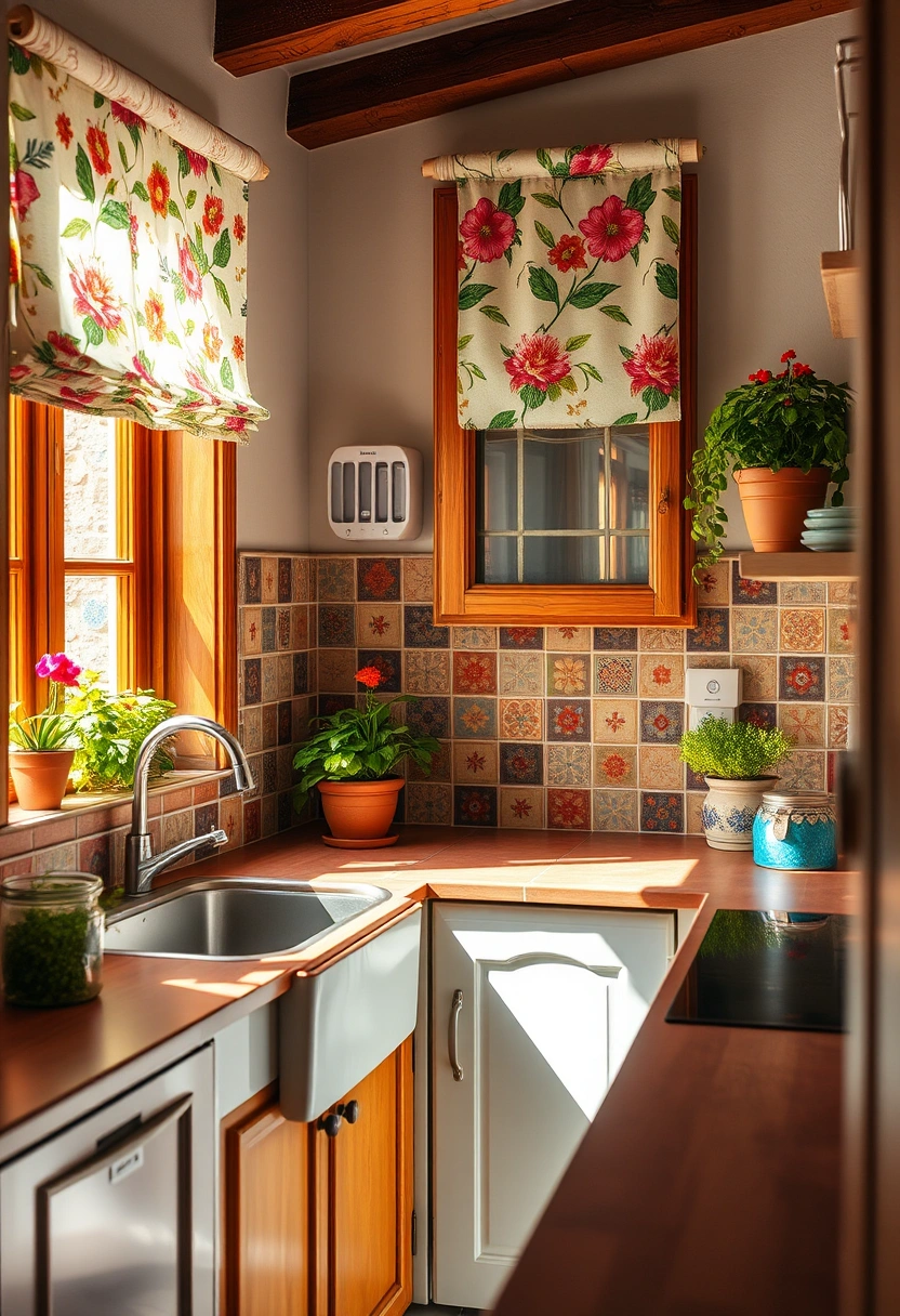 kitchen curtain ideas above sink 12