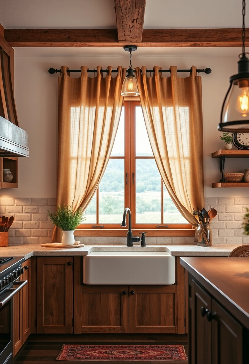kitchen curtain ideas farmhouse 18
