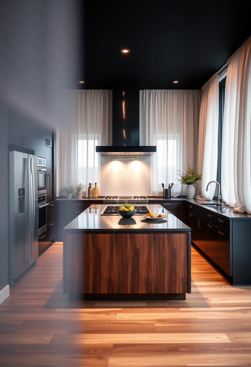 kitchen curtain ideas modern 16