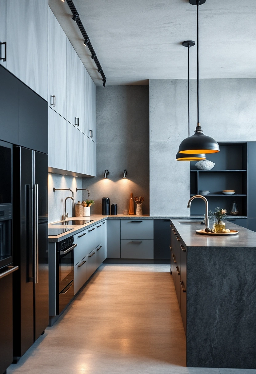 kitchen divider ideas half walls 11