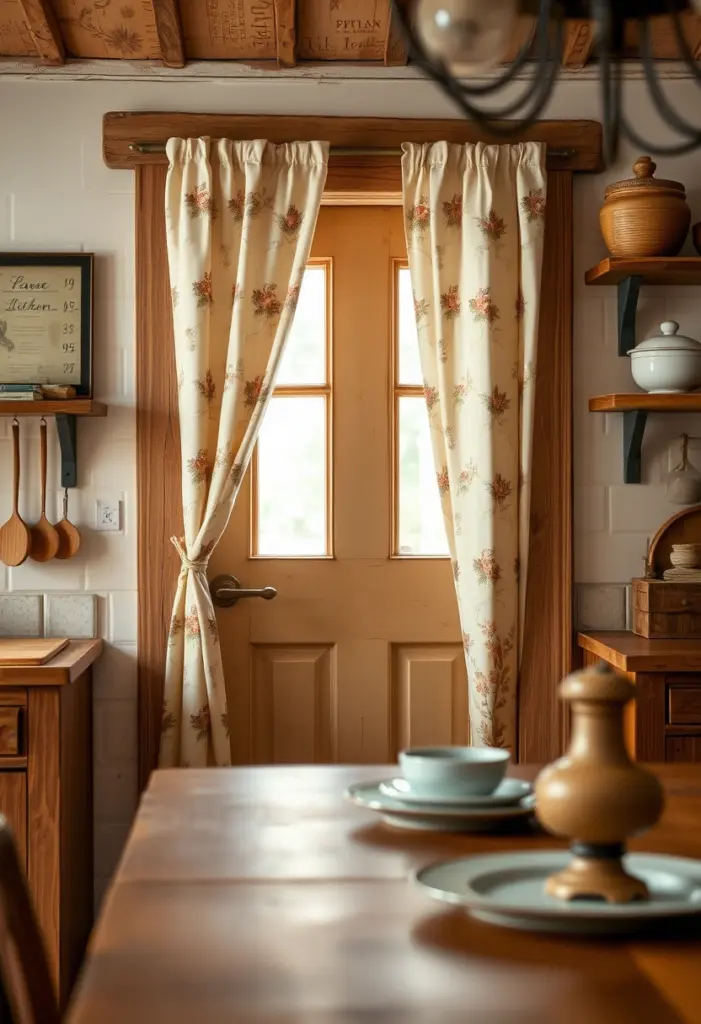 kitchen door curtain ideas 1