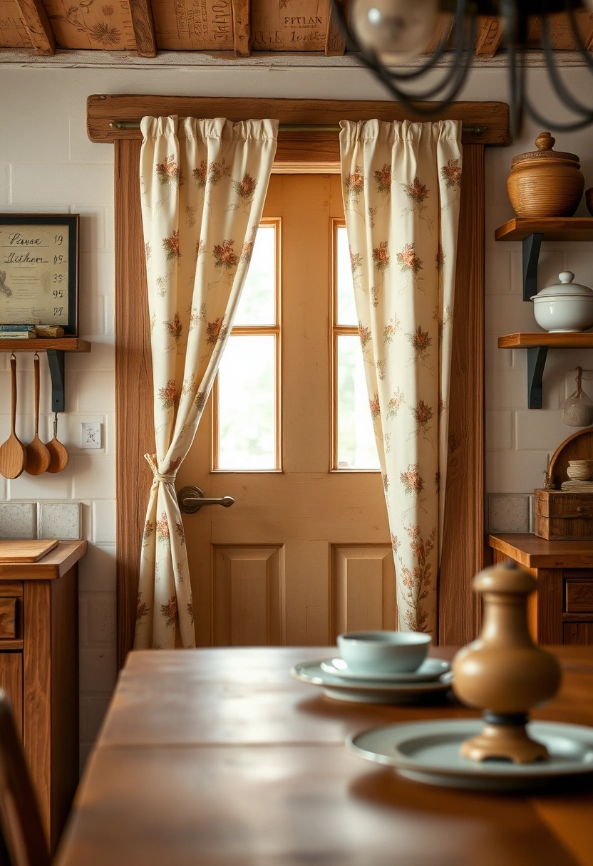 kitchen door curtain ideas 1