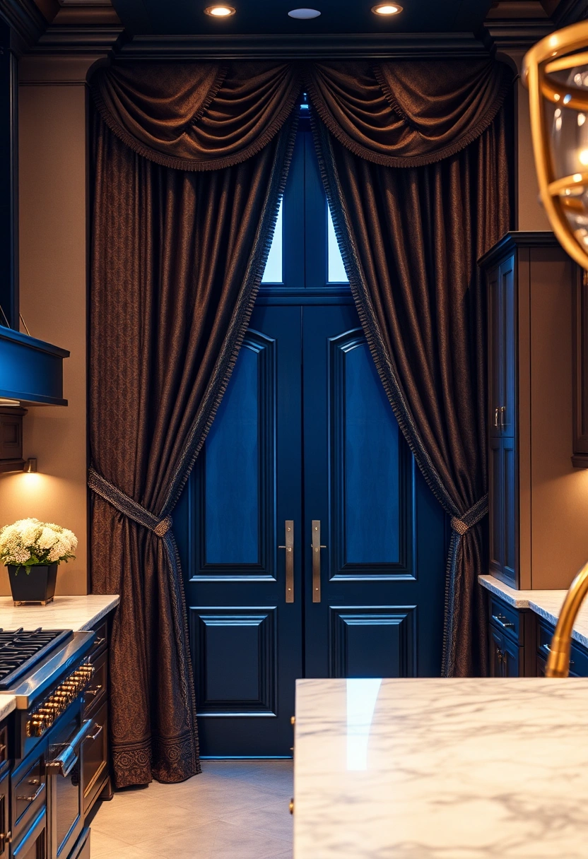kitchen door curtain ideas 17