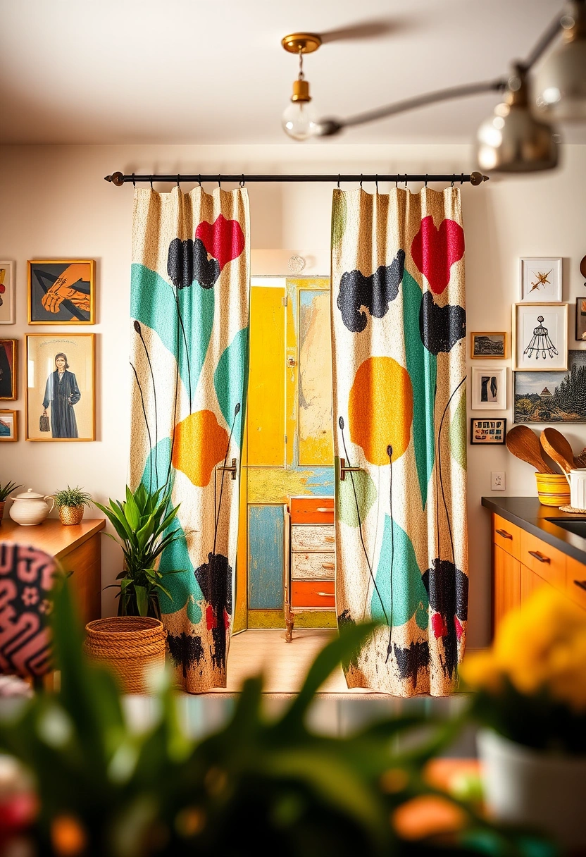 kitchen door curtain ideas 19