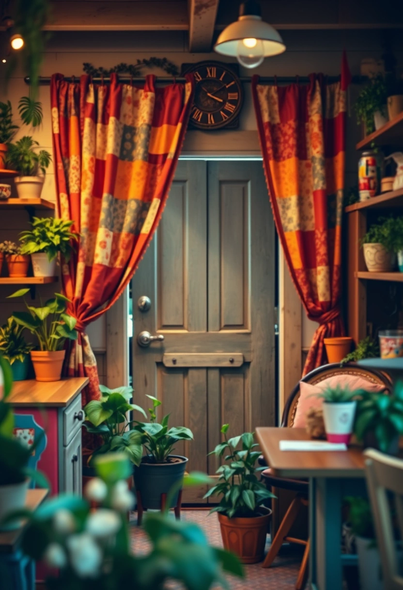 kitchen door curtain ideas 7