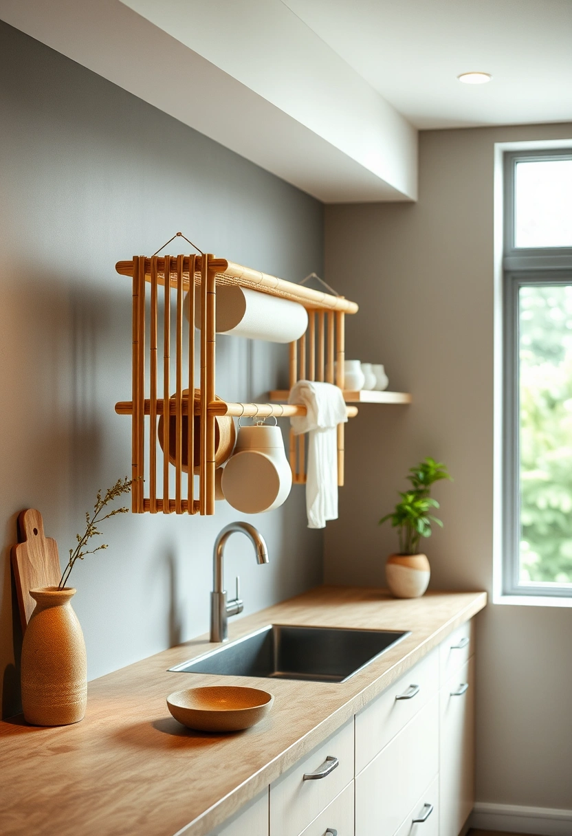 kitchen drying rack ideas 18