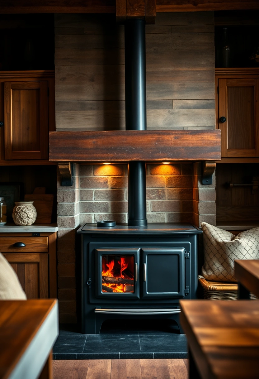 kitchen fireplace ideas 10