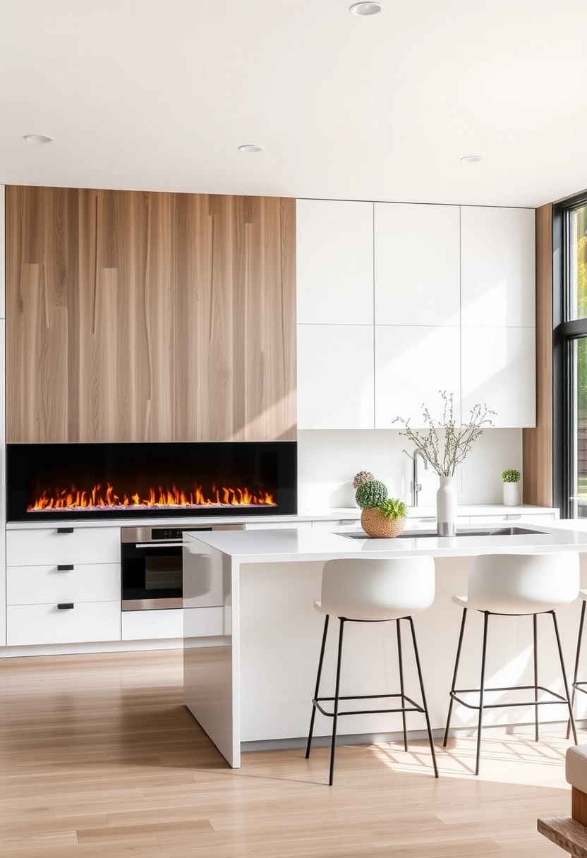 kitchen fireplace ideas 13