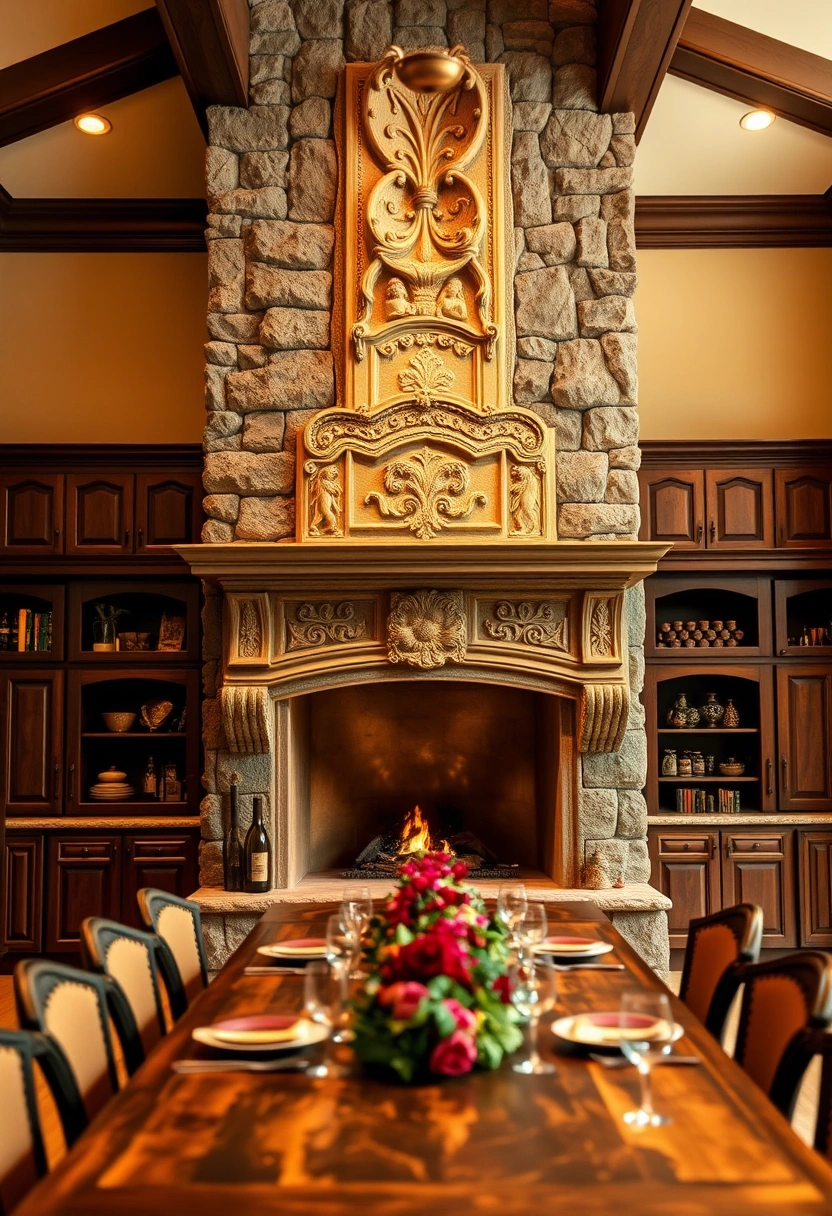 kitchen fireplace ideas 14