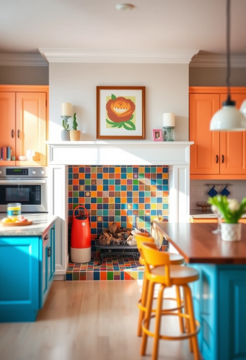kitchen fireplace ideas 17