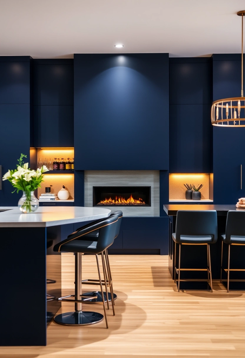 kitchen fireplace ideas 19