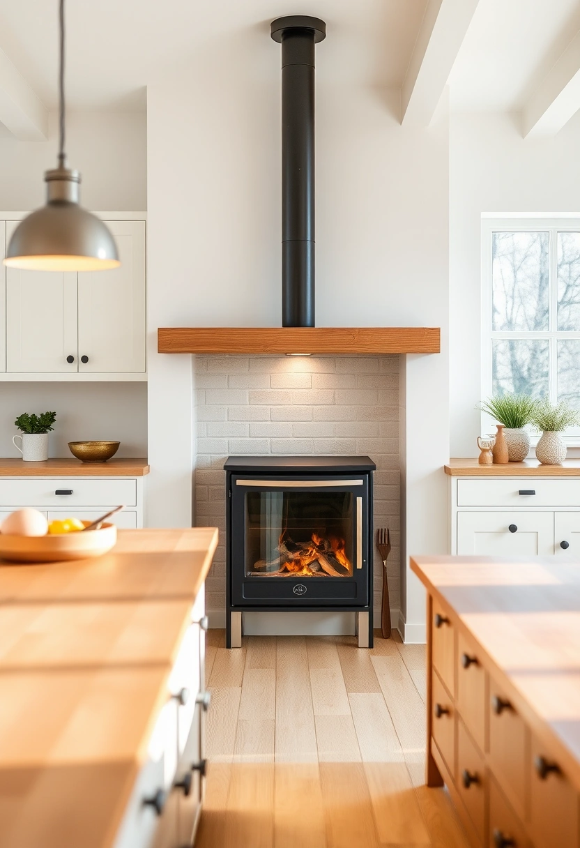 kitchen fireplace ideas 4