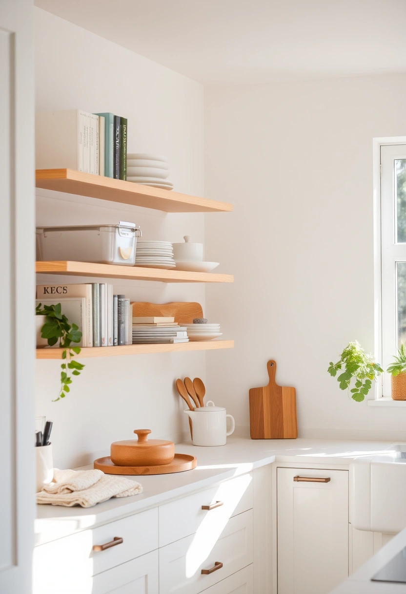 kitchen floating shelves decor ideas 10