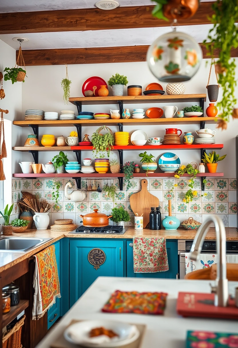 kitchen floating shelves decor ideas 11