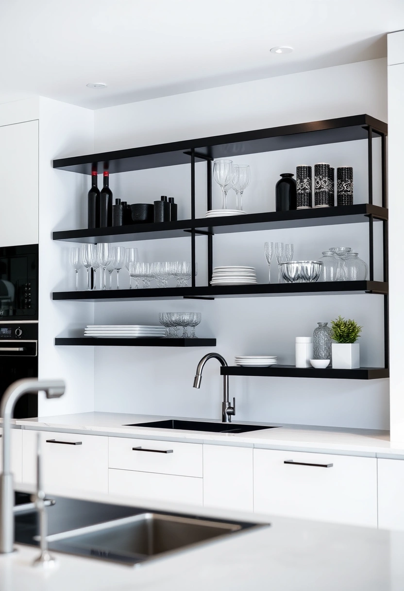 kitchen floating shelves decor ideas 12