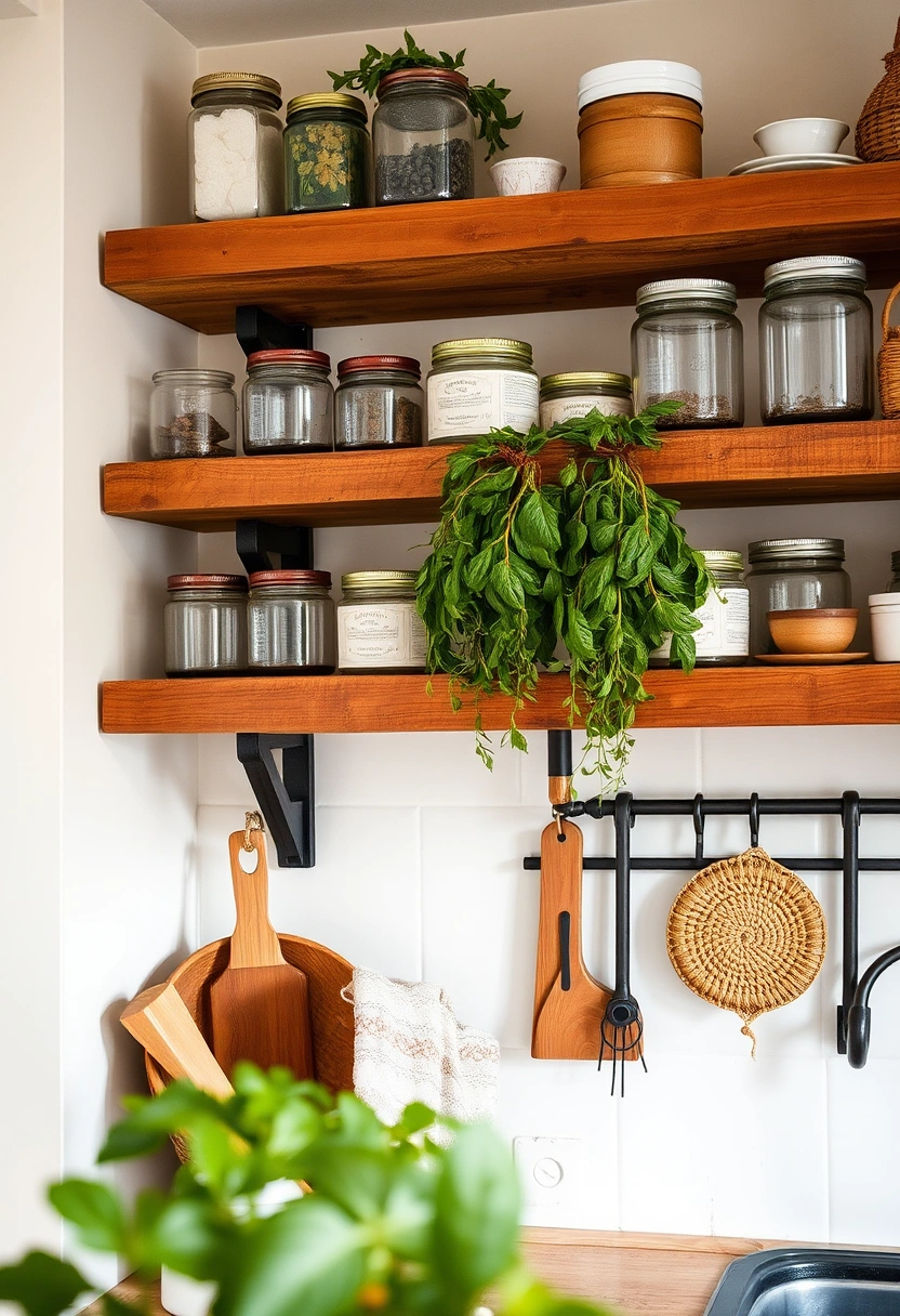 kitchen floating shelves decor ideas 2