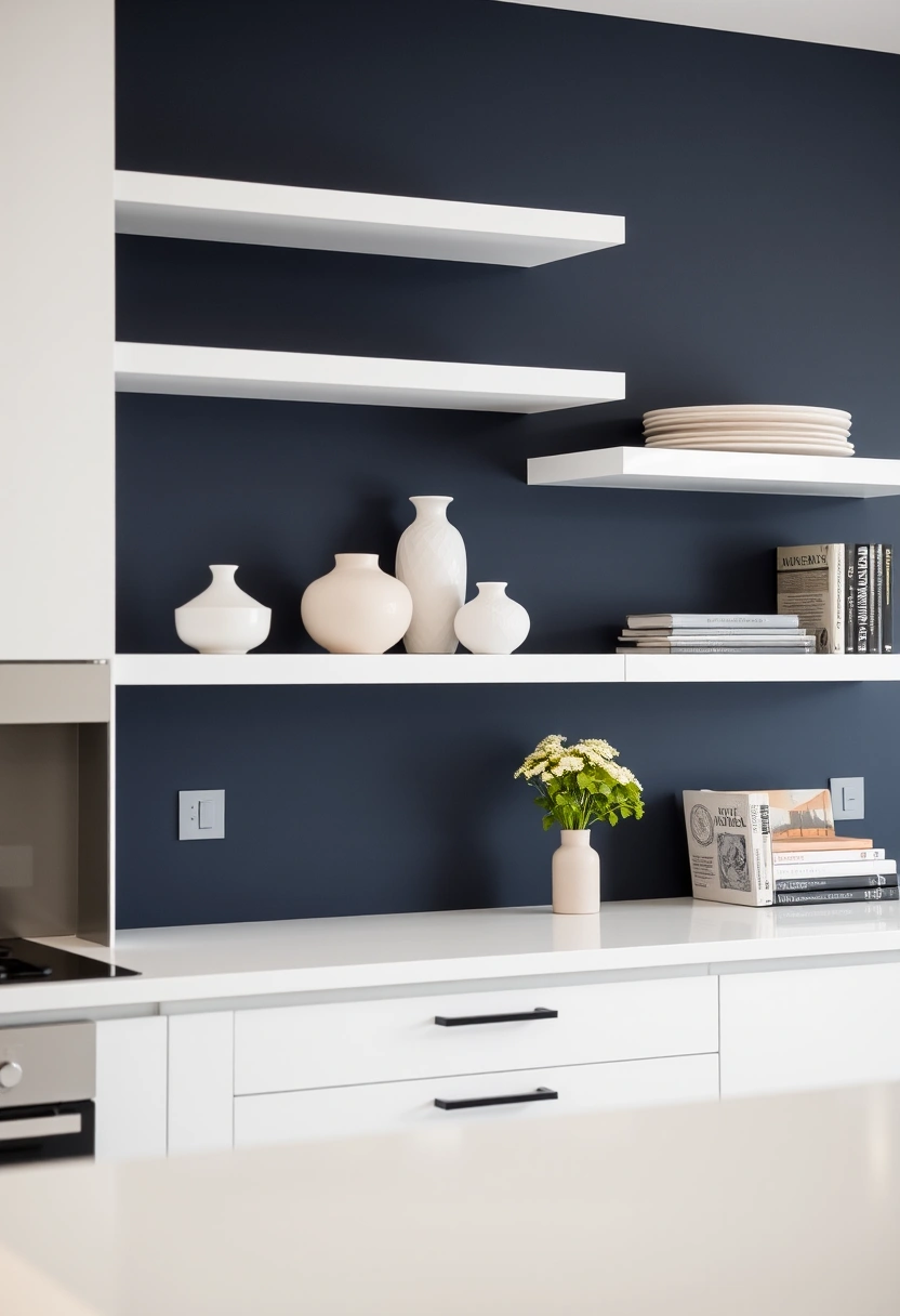 kitchen floating shelves decor ideas 4