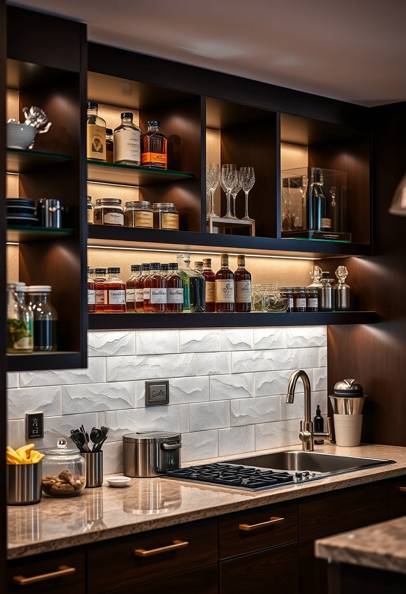 kitchen floating shelves decor ideas 9