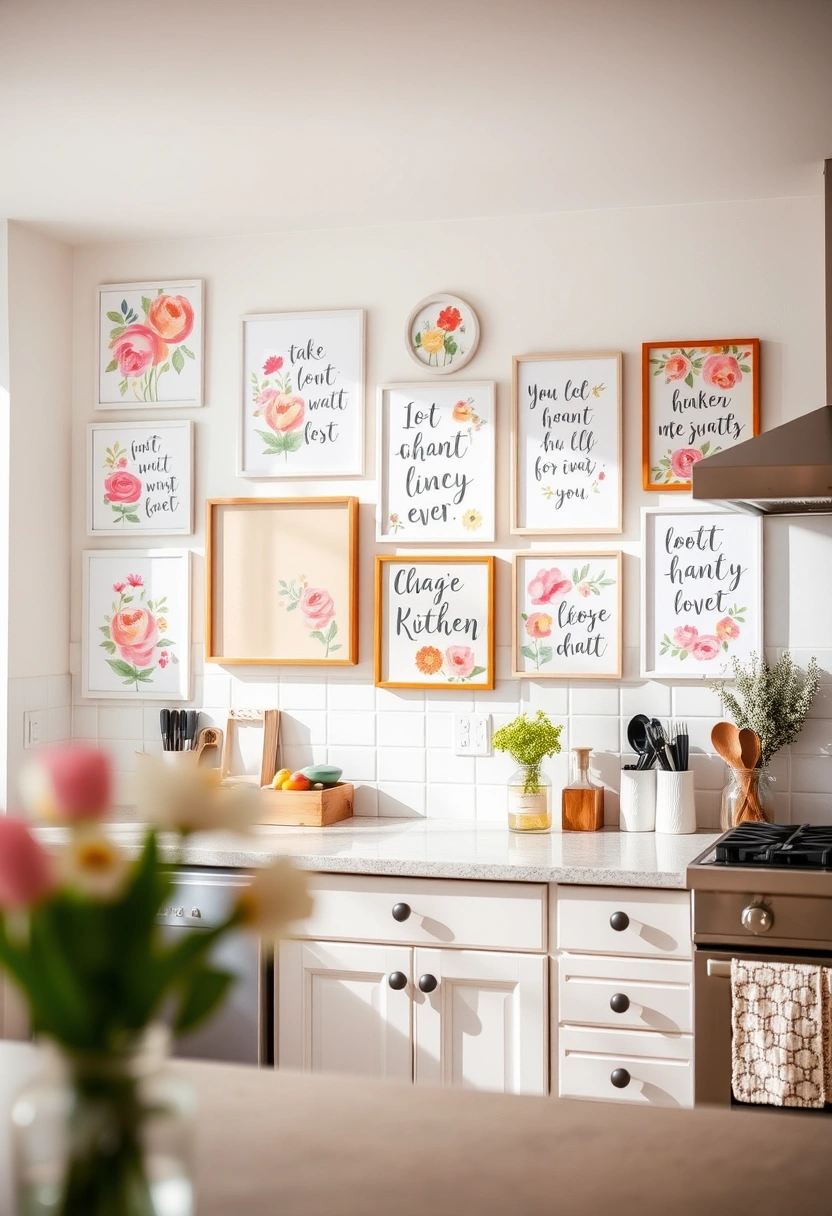 kitchen gallery wall ideas 16