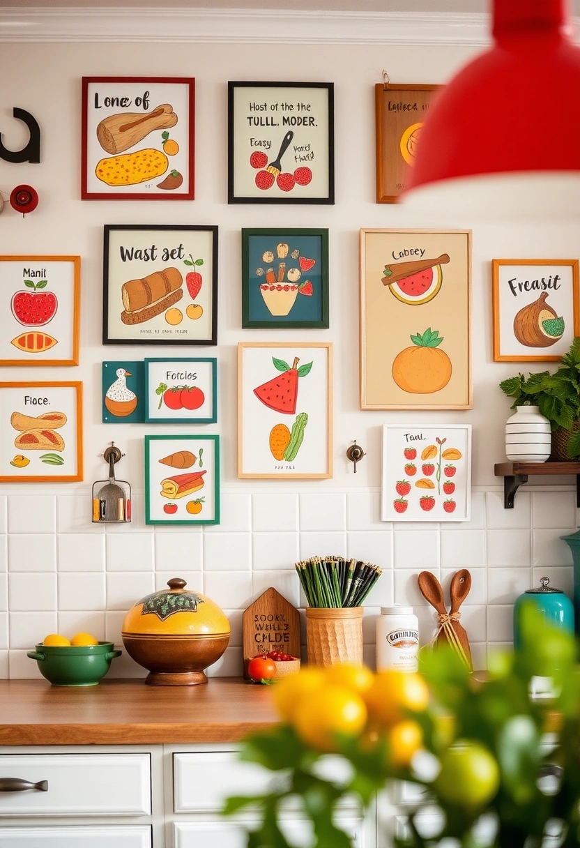 kitchen gallery wall ideas 19