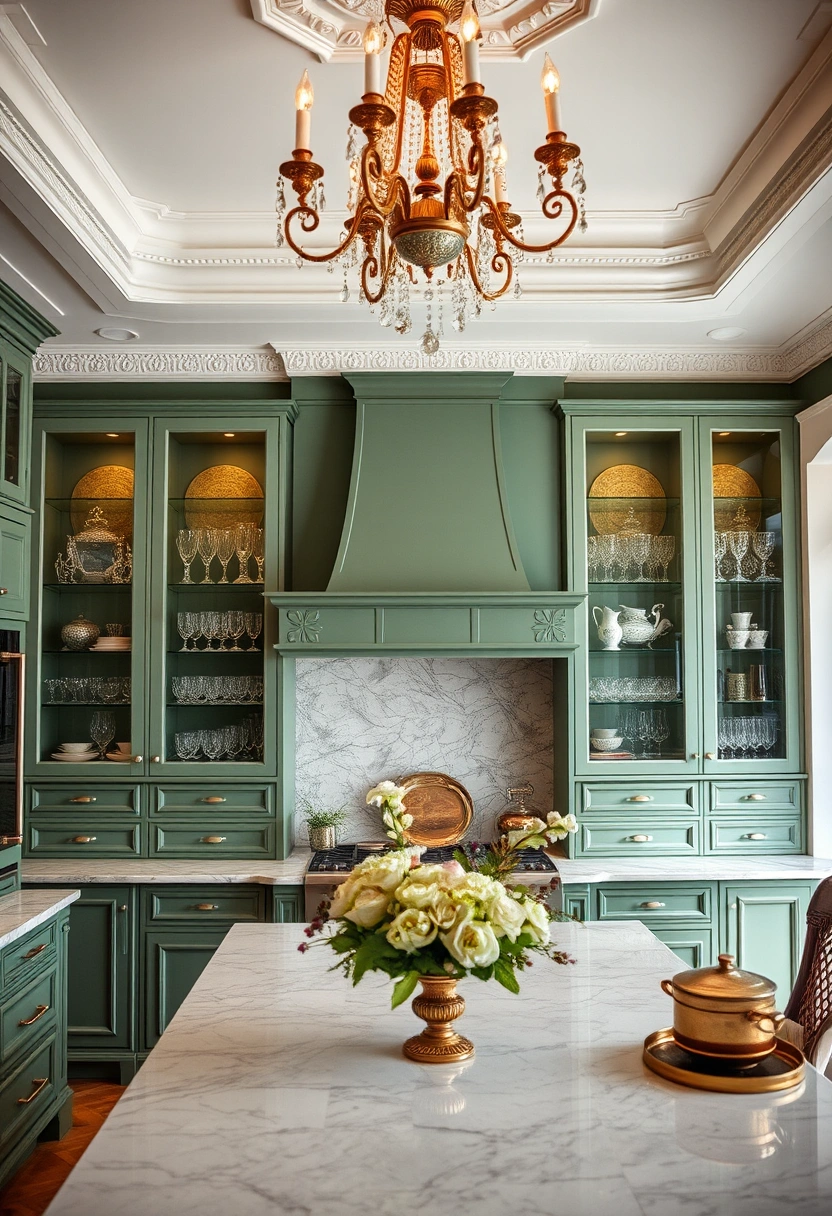 kitchen glass cabinets display ideas 12