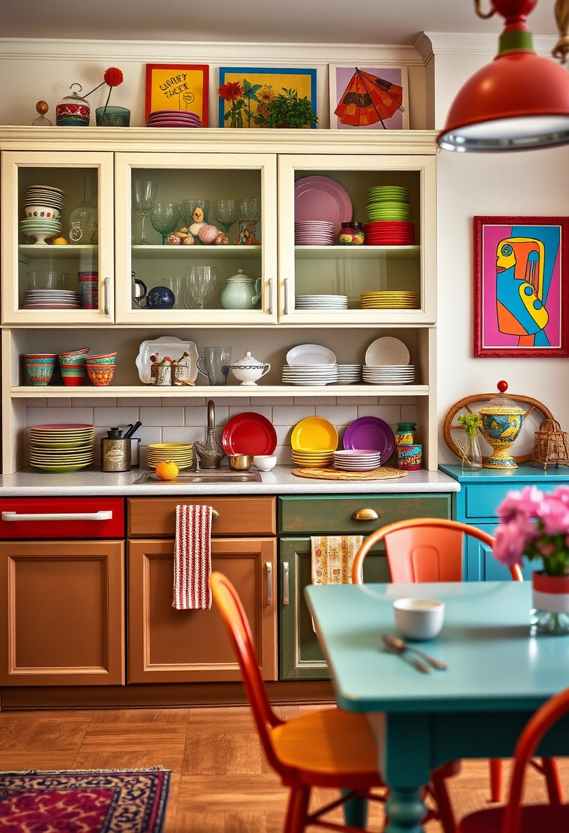 kitchen glass cabinets display ideas 13