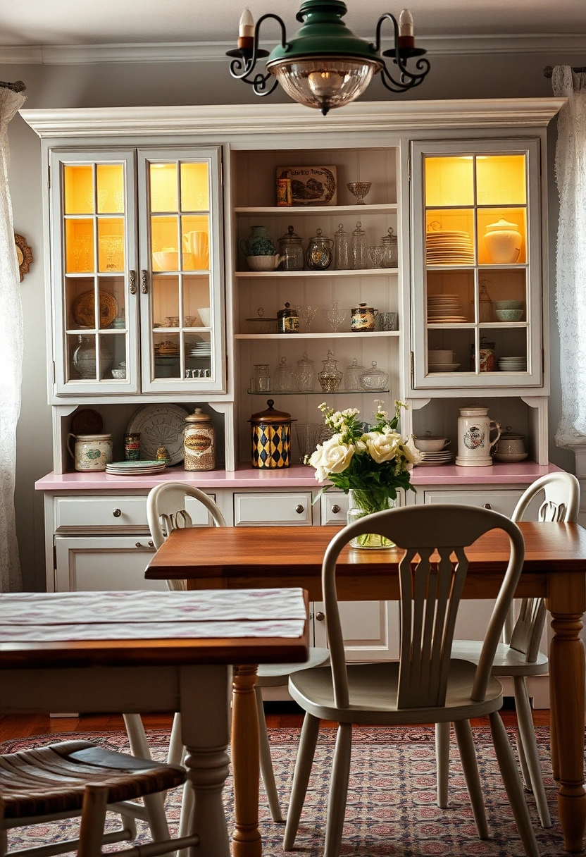kitchen glass cabinets display ideas 8