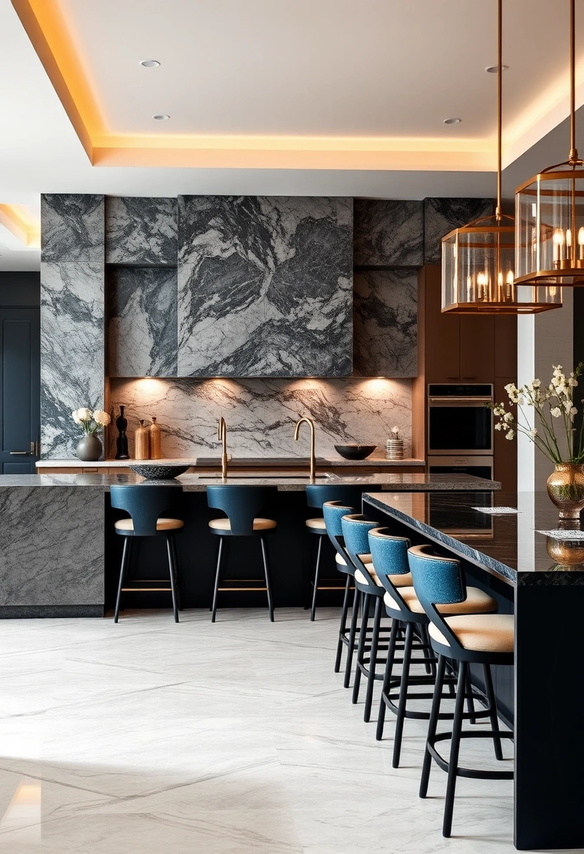 kitchen half wall ideas open concept 11