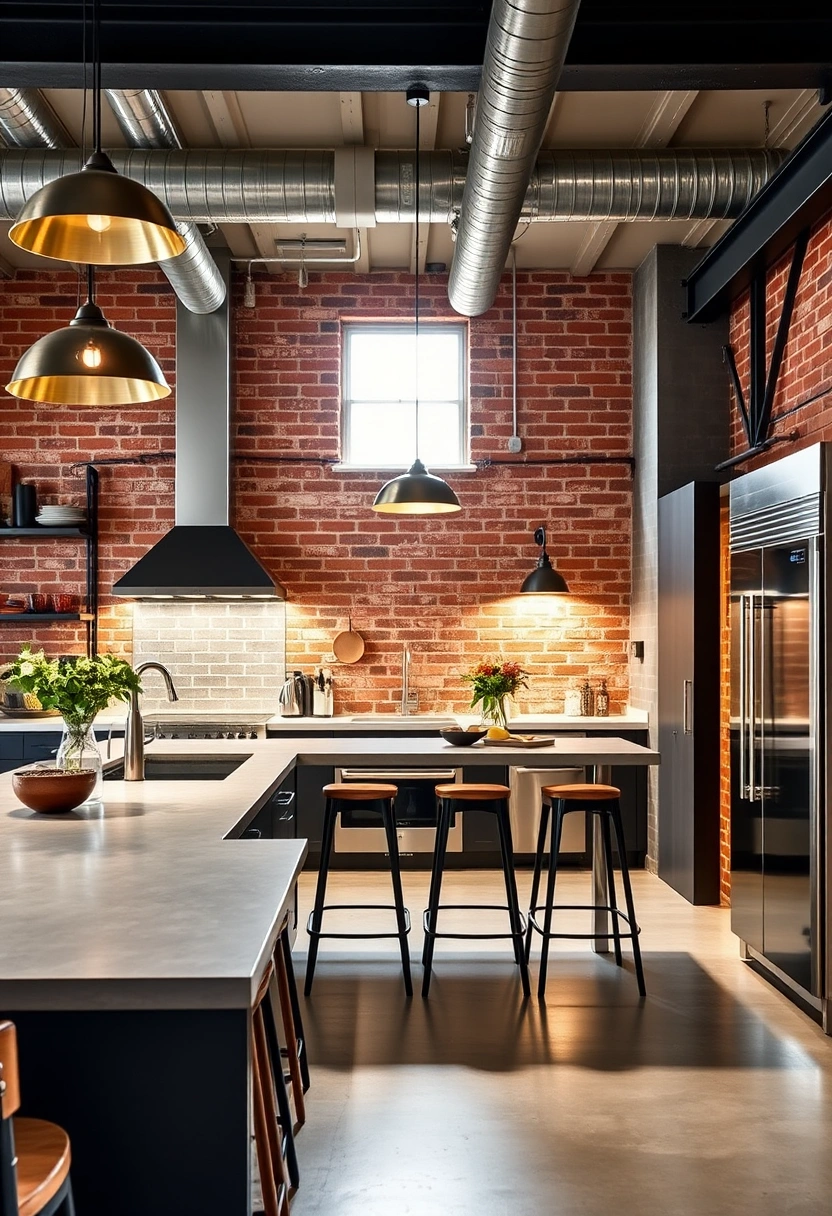 kitchen half wall ideas open concept 4