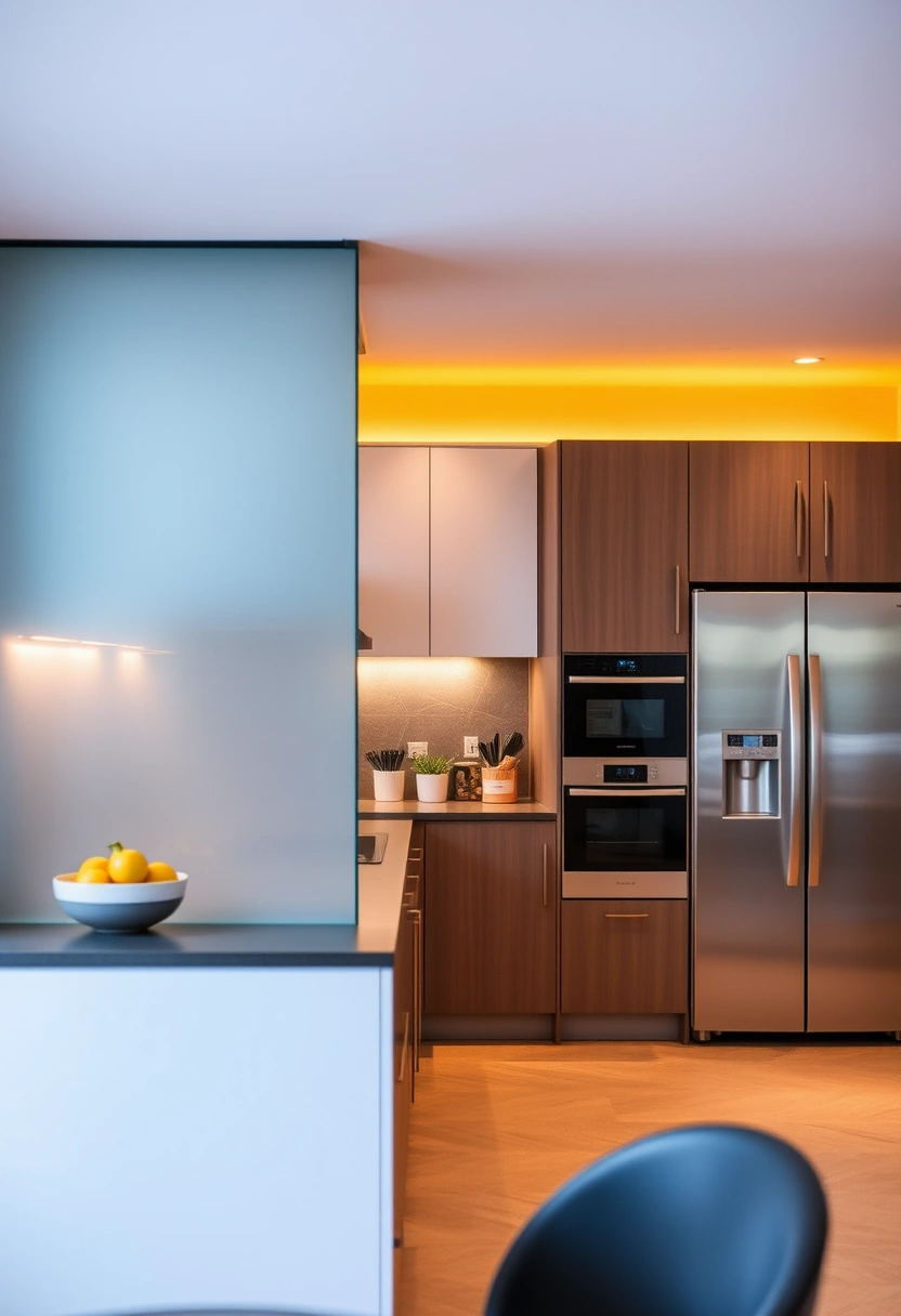 kitchen half wall ideas open concept 7