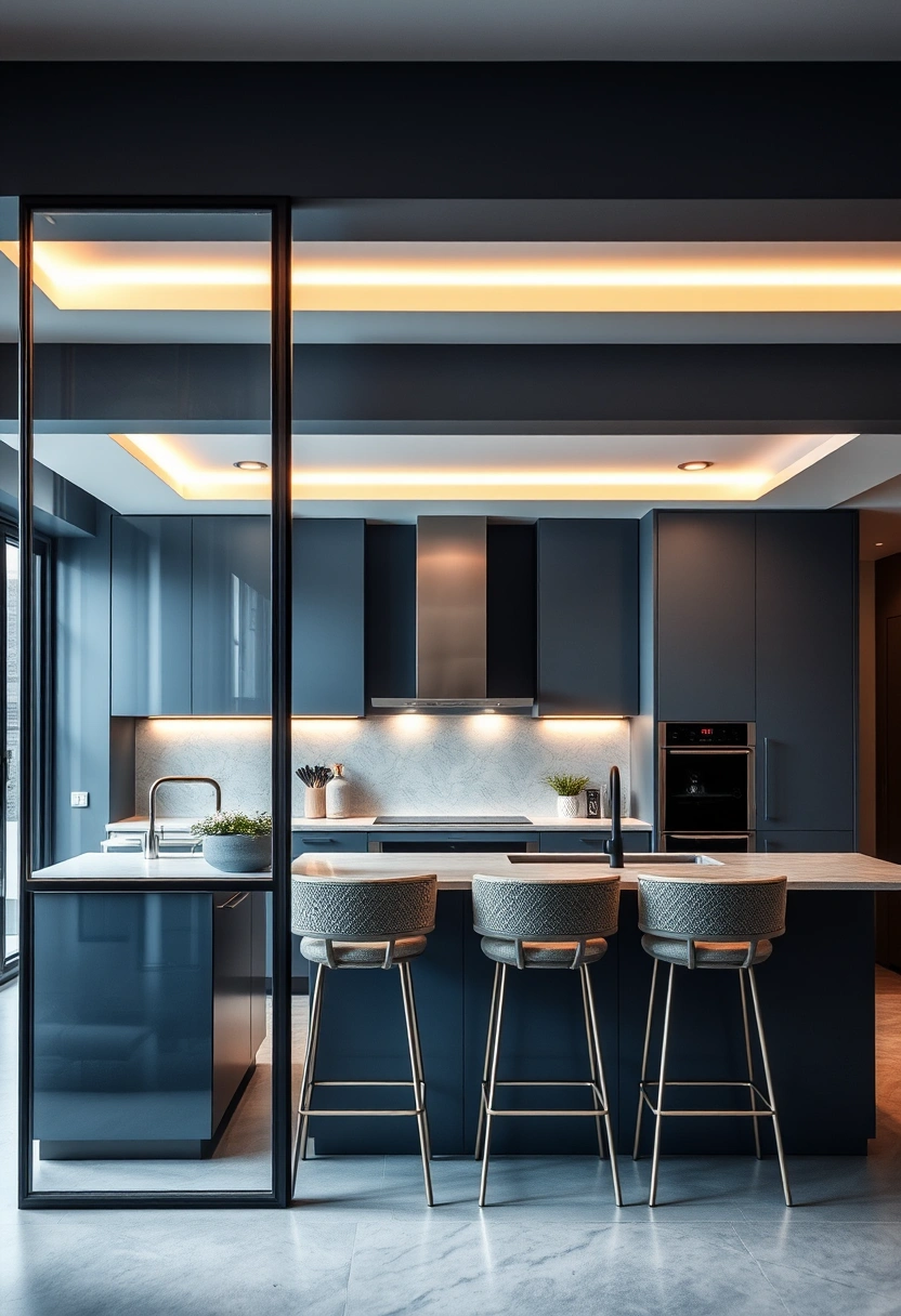 kitchen hall partition ideas 14
