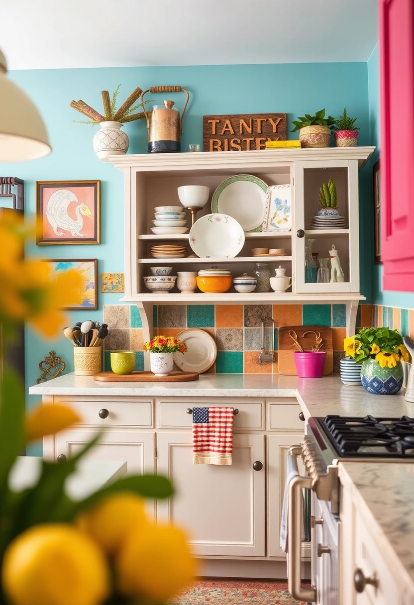 kitchen hutch decorating ideas 18
